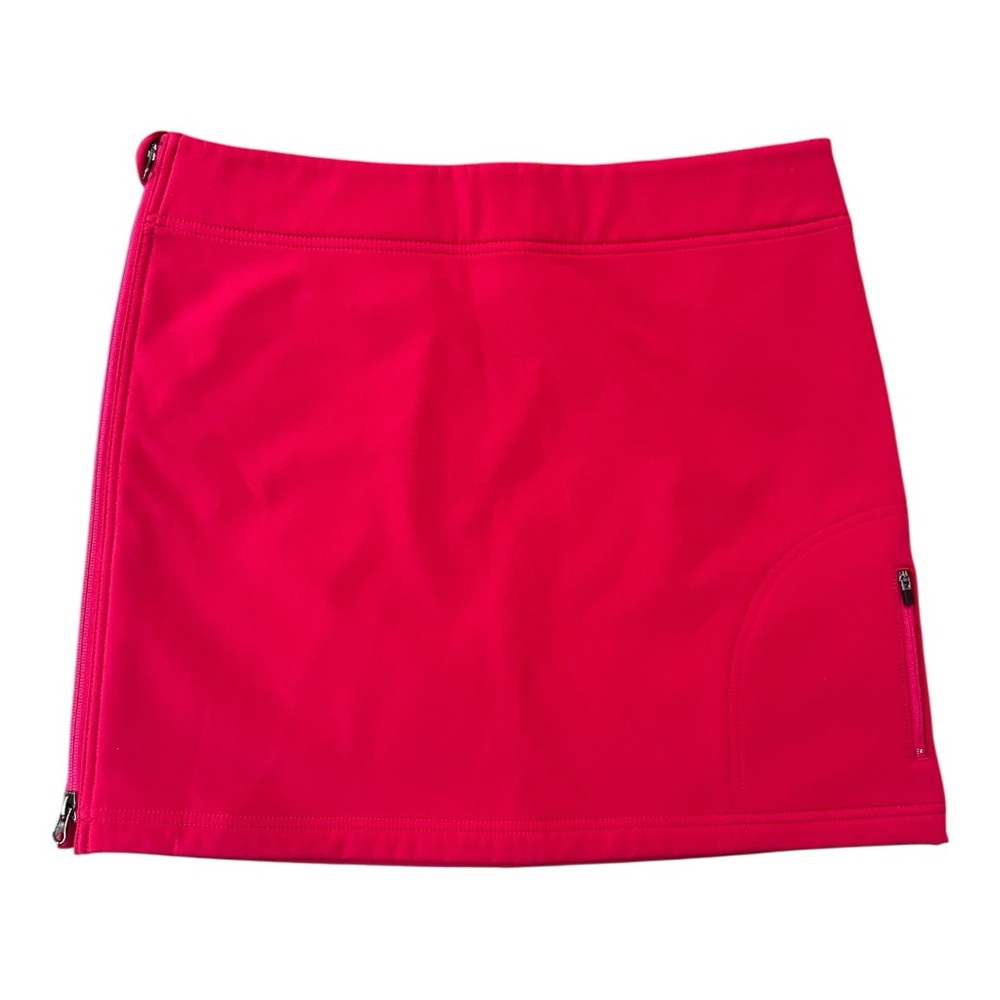 Title Nine Skirt, Cold Killer Fleece Lined Mini Pink Red, Size: 10